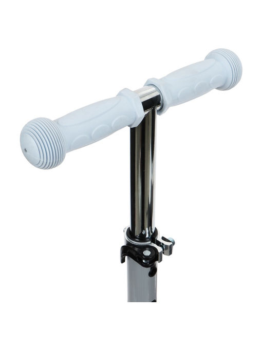 Самокат GRAFFITI Baby, колёса световые PU 120/70 мм, ABEC 7, цвет серый