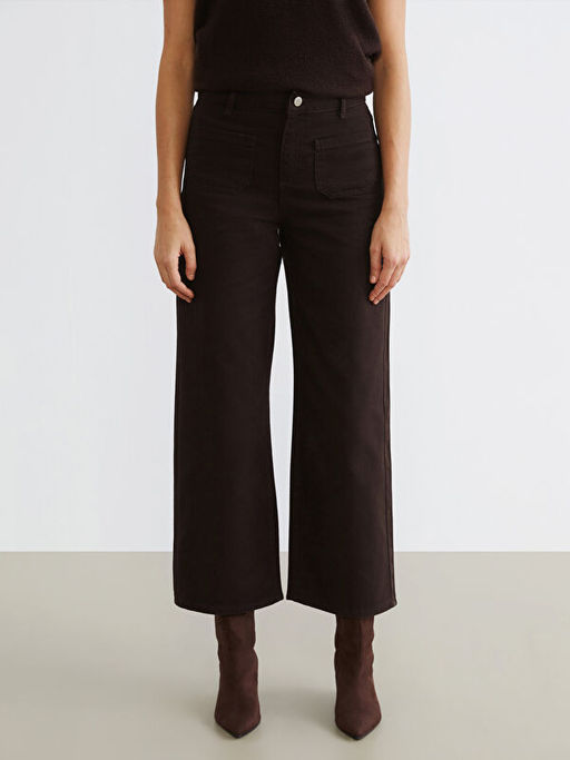 Wideleg Kad?n Jean Pantolon