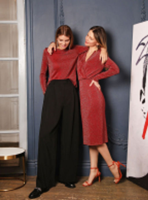 Джемпер 111.070070/бордовый - Seven senses фото 9