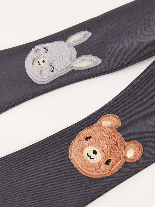 Beli Lastikli Nak?? Detayl? K?z Bebek Tayt - Waikiki фото 3