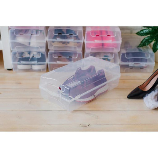 Короб для хранения обуви Реноме, 3820,513 см, прозрачный