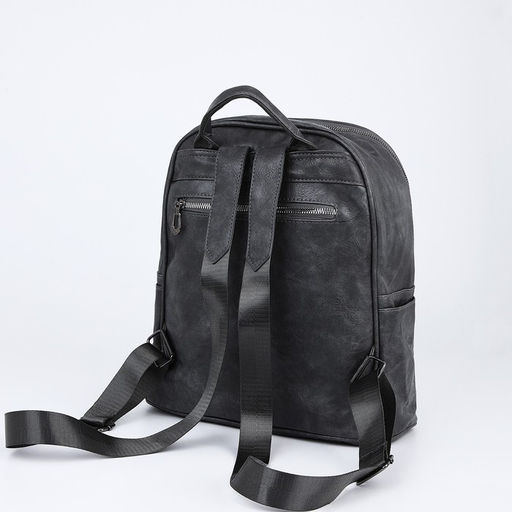 Рюкзак женский из искусственной кожи на молнии, 1 карман, цвет серый - Simaland фото 2