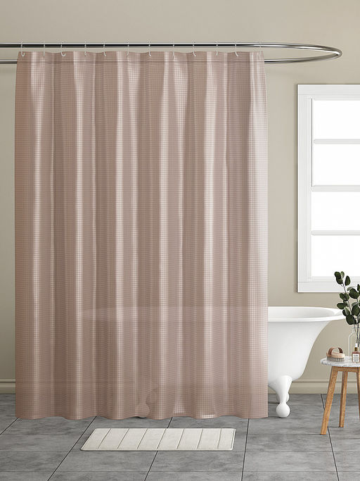 Шторка для ванной 180x200 светло-коричневый ПЕВА