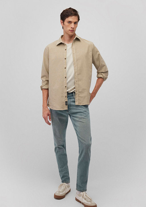 Bej Gomlek - Mavi фото 2