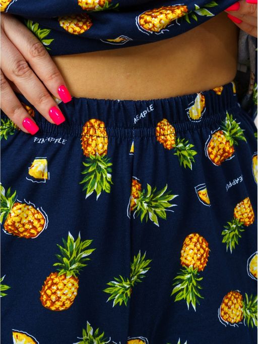 Мальта пижама женская (темно-синий) - Lovetex фото 19