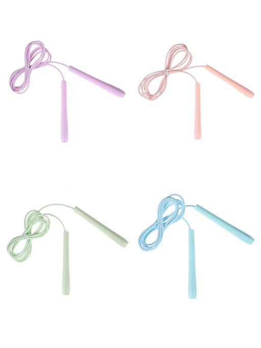 Скакалка спортивная, 2.8 м, регулируемая, цвет МИКС