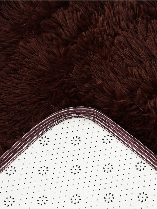 Ковер с ворсом «Этель», 60×90 см, коричневый