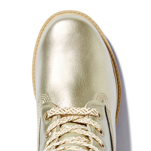 Ботинки Timberland 6 Inch Premium Boot WP золотые  фото 2