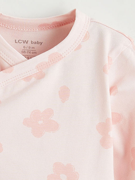 Desenli K?z Bebek ??t??tl? Body