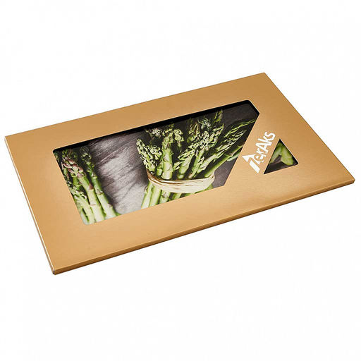 Доска разделочная стеклянная Спаржа 23*37 см ДВ4-007 - Delta фото 3