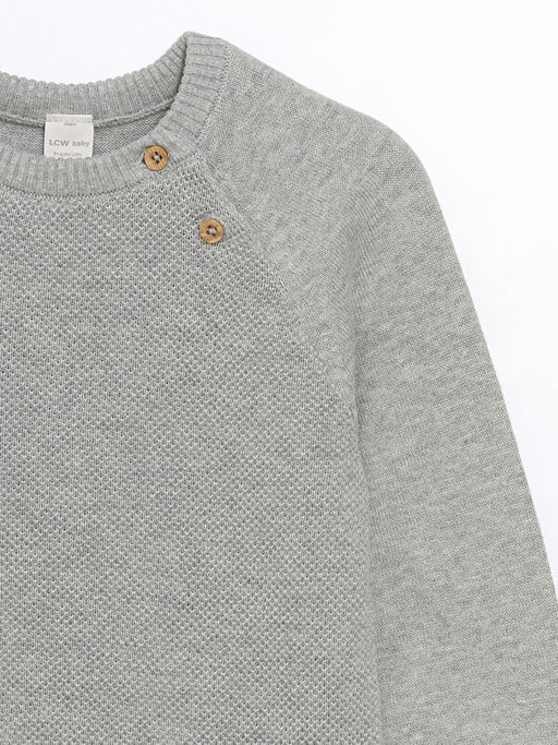 Bisiklet Yaka Erkek Bebek Triko Kazak - Waikiki фото 2