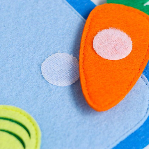 Развивающая игра из фетра «Кастрюля с овощами»