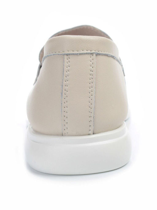 03-PDD191-1 BEIGE Лоферы женские (натуральная кожа)