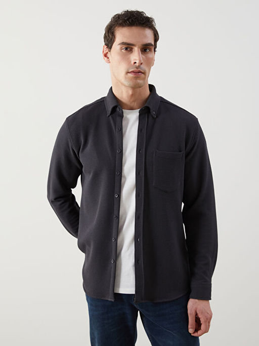 Regular Fit Uzun Kollu Erkek G?mlek