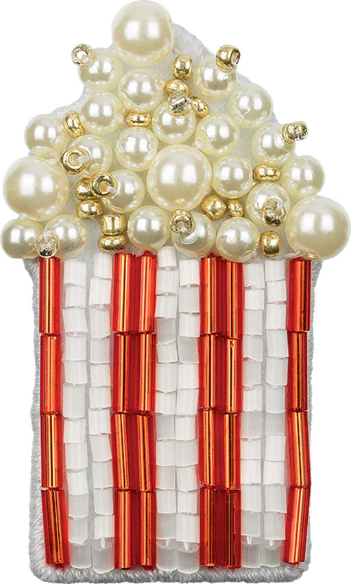 Klart набор для вышивания 10-004 Брошь. Попкорн 3 х 5 см