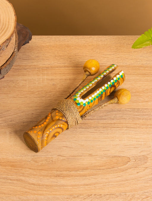 Сувенирный музыкальный инструмент Тек тек бамбук, 20х10х4 см - Simaland фото 3