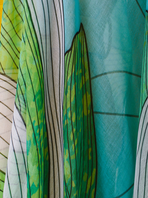 Большой мягкий очень нежный двусторонний палантин в стиле арт-деко - Tantino фото 5