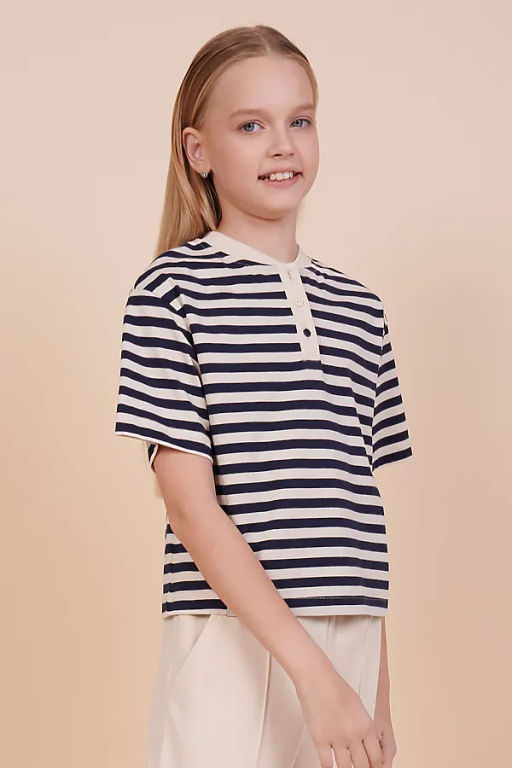 PELICAN, футболка для девочек, Темно-синий  фото 2