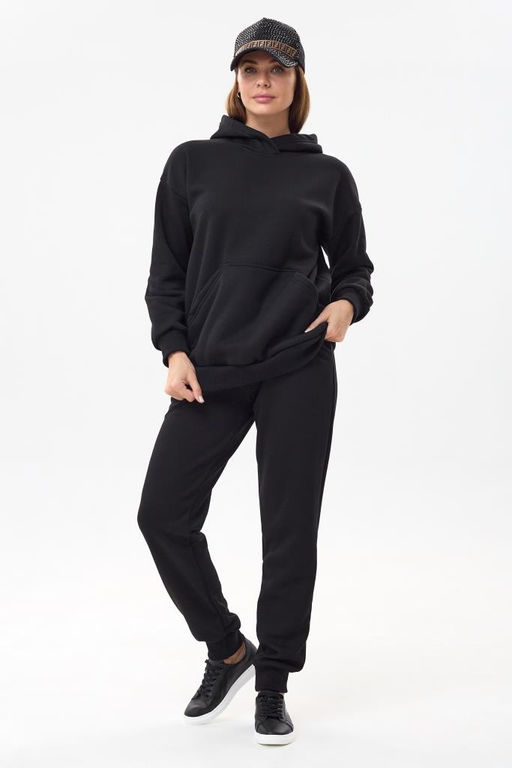 Костюм женский трикотажный мод. 3002 ТрДС. Цвет: черный - Стильб фото 2
