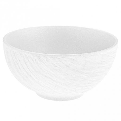 Сланец 3D Салатник фарфоровый 720мл, д15х7,6см, белый, сияющая глазурь, рельефный декор (Китай) - Домашняя мода фото 5