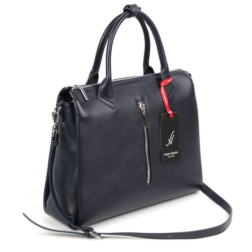 Женская кожаная сумка Sergio Valentini SV-SZ-702A Нави