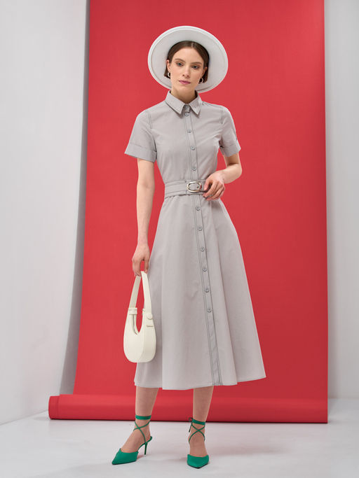 Платье с отстрочками OD-787-2