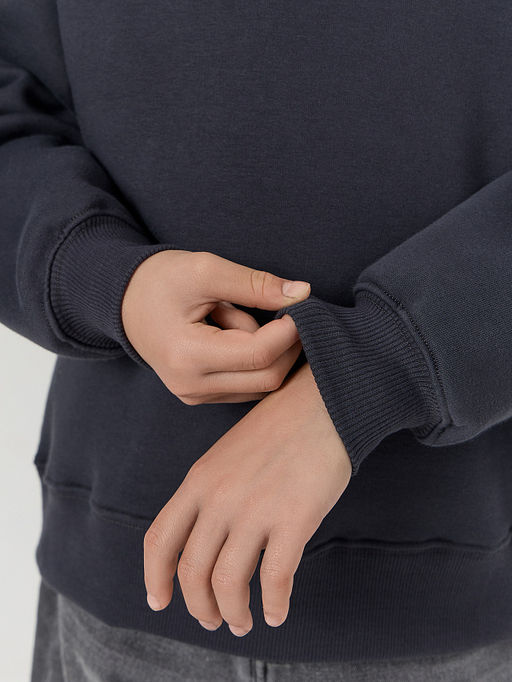 Джемпер для девочек серый с надписью Make your dreams... - Mark formelle фото 6