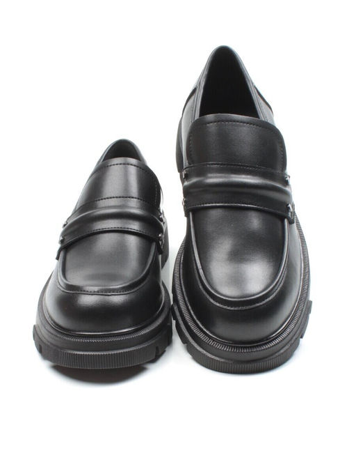 03-C1818-1 BLACK Лоферы женские (натуральная кожа)