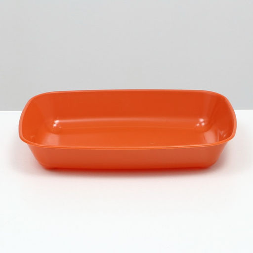 Туалет округлый без сетки 33,5 х 25 х 6 см, коричневый - Simaland фото 2