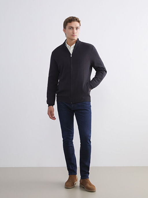 Standart Kal?p Dik Yaka Erkek Triko H?rka