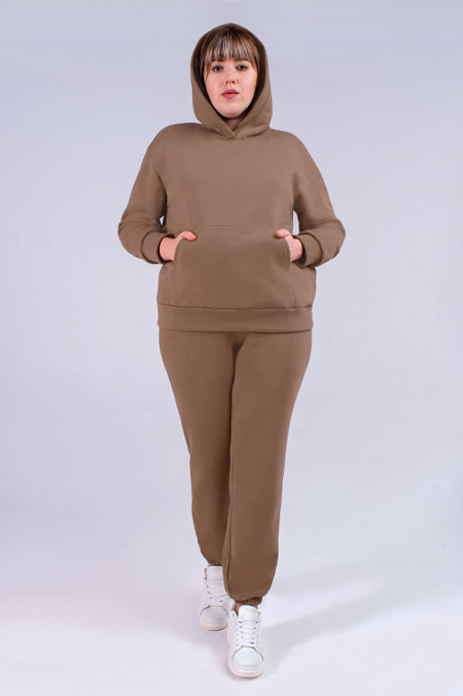 Арт.2903 Костюм женский с начесом 44-52 (5 шт) Цвет:бежевый - Калинка фото 18