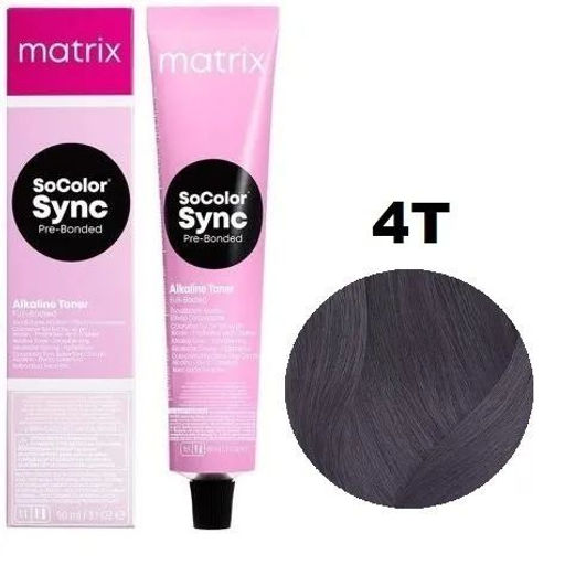 Краска для волос Color Sync 4T шатен титановый, 90мл MATRIX