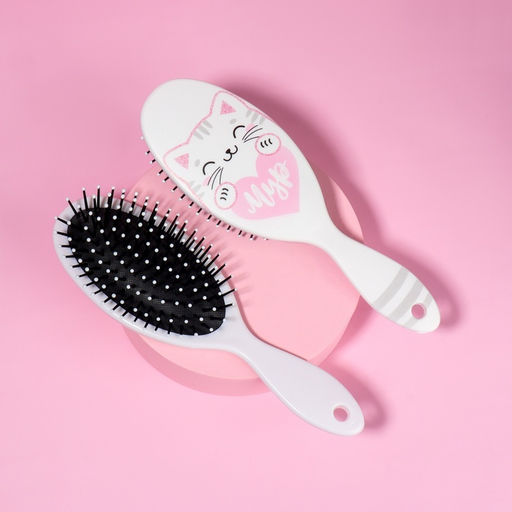 Расчёска массажная, 7×22 см, белая