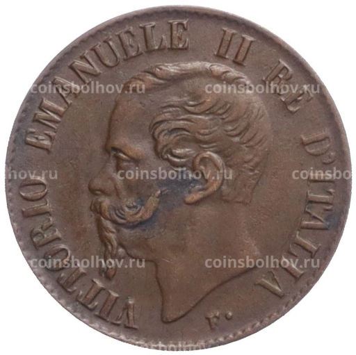 Монета 1 чентезимо 1867 года M Италия