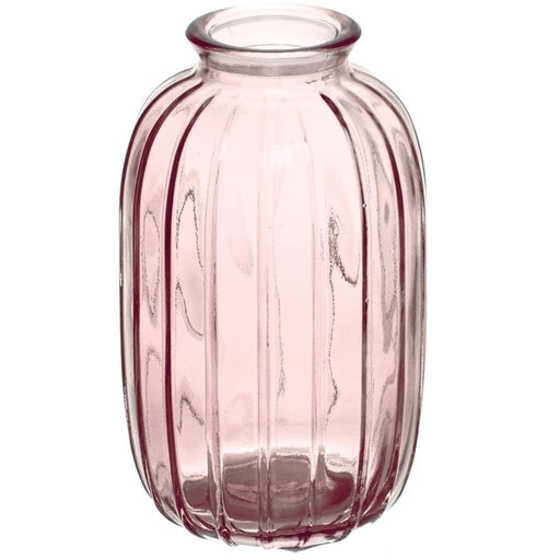 Цена за 4 шт. Ваза стеклянная "Блум" 7*12см микс цветов