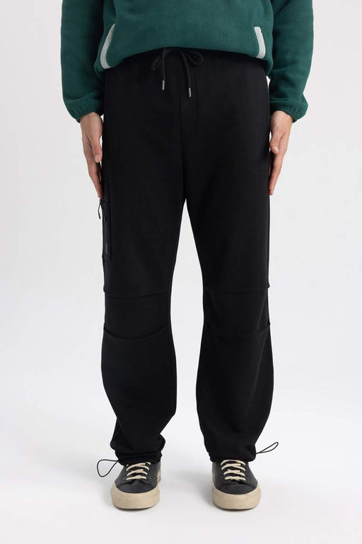 Широкие спортивные штаны оверсайз Discovery Channel с грузовым карманом - Defacto фото 6