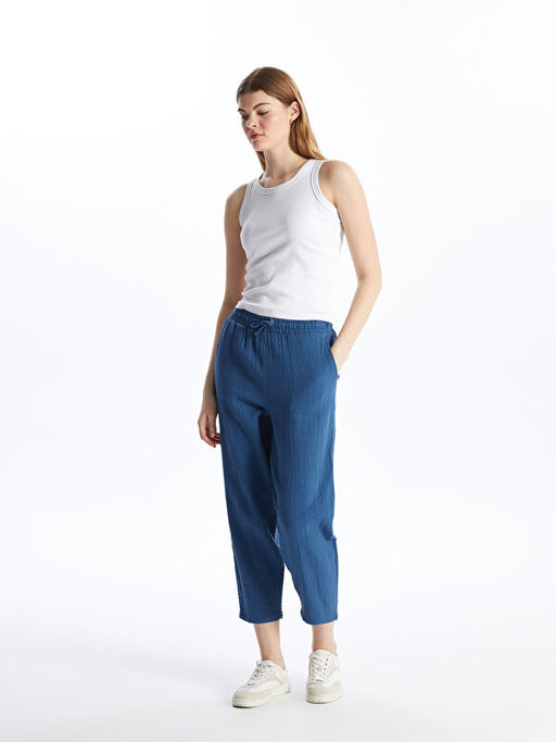 Beli Lastikli Rahat Kal?p Kad?n Pantolon