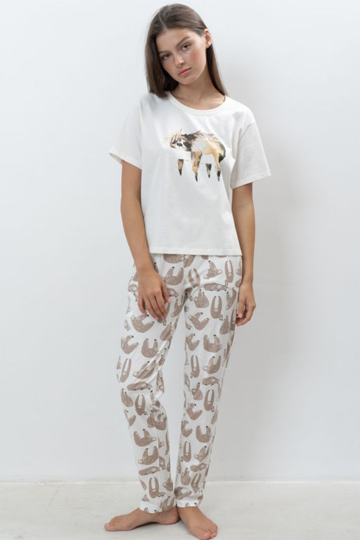 ФУТБОЛКА ЖЕНСКАЯ арт. 5501W-20247.3H-921.1283 - Almando melado фото 3