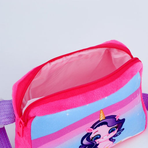 Сумка детская Единорог, плюшевая