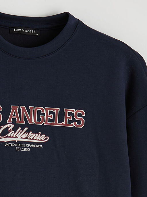 Los Angeles Bask?l? Soft Touch Kad?n Sweatshirt Tunik