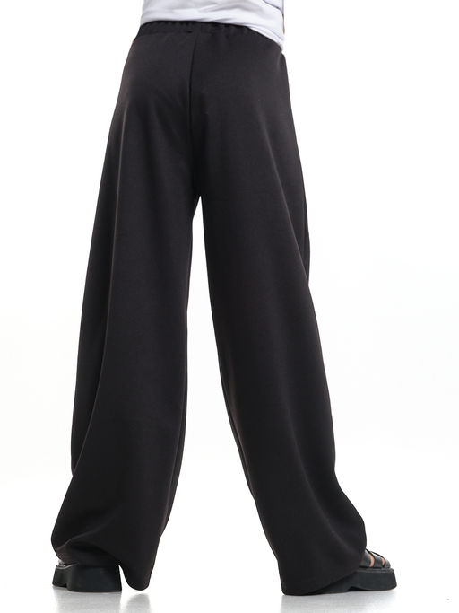 Брюки палаццо школьные штаны детская одежда девочке 33-7874 синий - Mini maxi фото 10