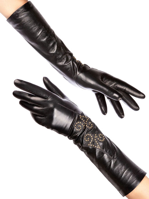 Перчатки женские ш+каш. F-IS0018 black - Eleganzza фото 10