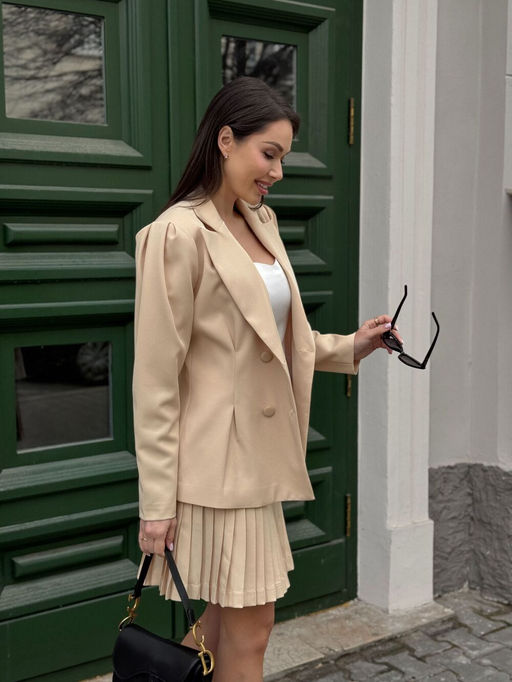 Жакет AURA 1133-176 кремовый