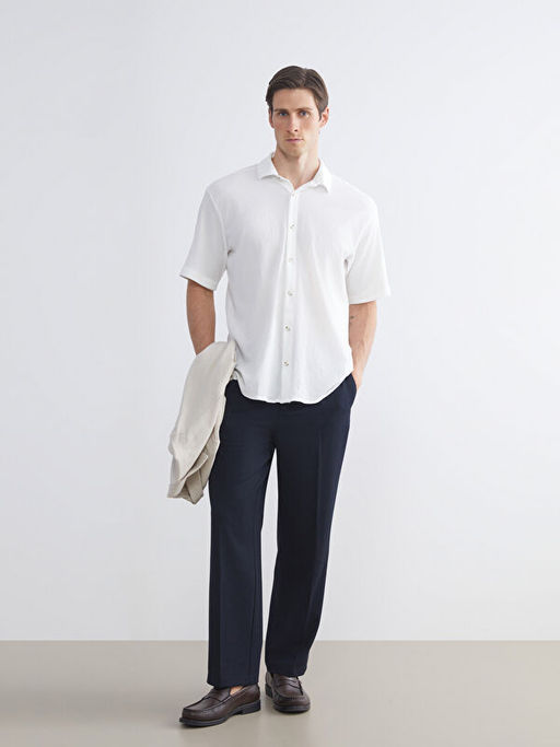 Regular Fit K?sa Kollu Erkek G?mlek