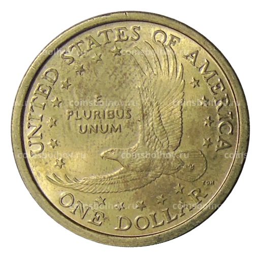 Монета 1 доллар 2000 года P США Сакагавея Парящий Орел