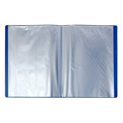 Папка с 20 вкладышами А4, 500 мкм, Calligrata, черничная  фото 4