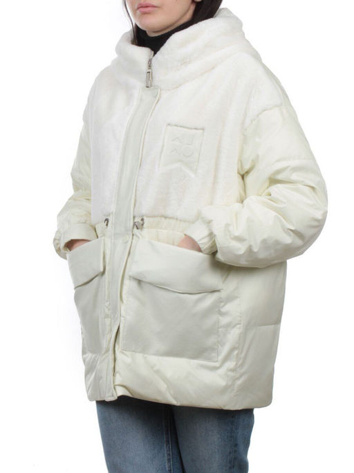 M24-209 MILK Куртка демисезонная женская (100 гр. холлофайбер) - Fashion фото 5