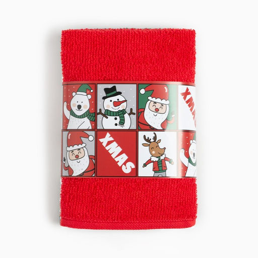 Набор махровых полотенец «Этель» Xmas, 30×30 см - 3 шт., хлопок 100%