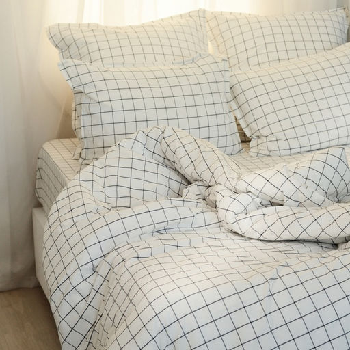 Простыня на резинке 1.5-спальная SL Home Cotton, 140200+30 см, жатый хлопок - Sima-land home фото 7