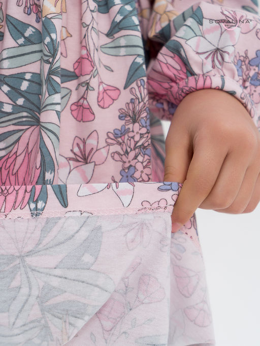 Платье Моана сирень на розовом - Sovalina фото 28